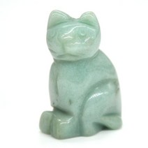 조각상 인테리어 소품샵 1.5 quot고양이 코끼리 거북이 토끼 올빼미 개구리 물고기 곰 개 말 늑대 뱀 동상 자연 치유 크리스탈 동물 돌 조각, [03] 10PC, [08] T Black  Obsidian