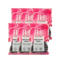 홀랜드앤바랫 다크 초콜릿 건포도 125g Holland & Barrett Dark Chocolate Raisins, 6팩