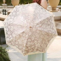 솜브리야 아우라 이중 암막 레이스 양산