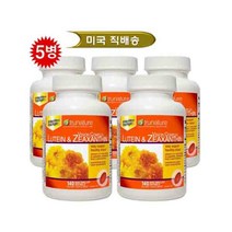 [4/5/6병 택1] Trunature Lutein & Zeaxanthin 트루네이처 루테인 지아잔틴 140정, 5개