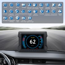 다기능 ARL OBD2 HUD 자동차 LCD 여행 컴퓨터 스마트 속도 마일리지 미터 헤드 업 디스플레이 디지털 게이, 01 P22