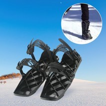 숏 스키 장비 인라인 플레이트 겨울 snowblades 신발 내구성이 안정적이고 야외, 없음