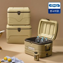 [공식] 코멕스 트래블러 아이스박스 캠핑 아이스탱크 브라운/딥브라운 (40L/50L/56L), 40L 브라운/딥브라운