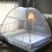 원터치모기장 뉴타입 가정용 몽골텐트 모기장 불필요학생 기숙사 상하침대매트 접이식 철사 공장 도매, C01-1019미터