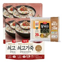 동원 양반 쇠고기죽 (파우치죽) 420gx4 +에코김 1봉 아침식사 환자 속쓰림 위에좋은음식 고급 프리미엄 전통 몸 보신 환자 영양식 간편 즉석 건강 한끼 죽 혼밥 모닝 아침 원기, 동원 양반 쇠고기죽  420gx4 +에코김 1봉