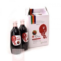 추석 명절 선물 세트 복분자 2개 국산 추출액 선물용 순창 700ml