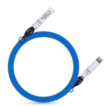 1 SFP+ 트위낵스 케이블 직접 연결 구리DAC 패시브 1.5m4.92피트 시스코 SFP-H1B-CU1.5M 머라키Meraki 유비쿼티 미크로틱 인텔 포티넷 넷기어 D-Link, Blue 1 Pack_1m