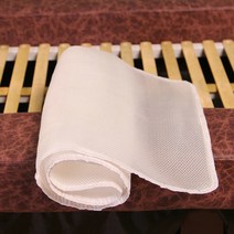 마사지침대 물리치료침대 통기성 메쉬 특수 뜸 침대 단열 패드 훈증 침대 단열 패드 전신 화상 방지, 흰색 14050cm_공식 규격