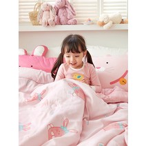 밀로앤개비 그린티 모달 신생아아기유아 애착이불, 파티 딜런