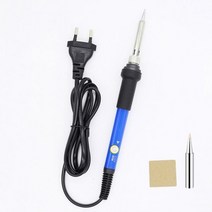 Timostention-온도 조절 220V EU 가정용 전기 납땜기 인두기 전자 수리 용접 건 도구 브랜드 인두 팁 전기인두 전동공구
