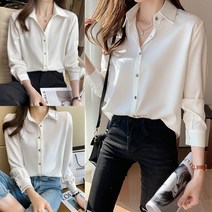 Joyce shop 오래달리기 블라우스 모음 베이직 봄 여름 쉬폰 리본 레이스 프릴 화이트 기본 세련된 카라 캐주얼 정장 빅사이즈 의류 패션 하객 오피스 여신 룩 블라우스 셔츠