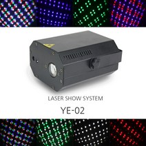 LED 레이저 조명 YE-02 노래방 헬스장 스피닝 무대 특수조명, 업소용타입