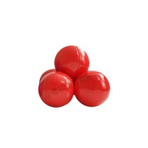 저글링 공 던지는 기술 공 교육 곡예 공 광대 성능 볼, 퓨어 레드 6.3 cm 5개