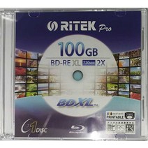 블루레이 외장cd롬 드라마 ODD 블루 레이 디스크 BD-RE XL 2X 100GB 720MIN Bluray BDXL 100gb 1PC, 한개옵션0