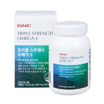 지앤씨 미지정 GNC AK백화점 트리플스트랭스 오메가-3(65캡슐), Free
