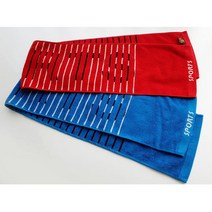 행사 답례 판촉 선물용 30수 등산 스포츠타올 농사일 밭일 헬스 축구 고급 고등학생 텃밭, 1개, 국산 라인스포츠타올 레드