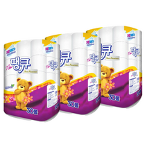 뉴 땡큐 두루마리휴지 3겹 3묶음 화장실 휴지