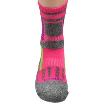 형광색 컬러풀 여자 등산양말 중목5족 컴포트핏 신축성 발보호 면소재 쫀쫀한 시즌마감 클래식, 24cm, 5켤레색상혼합