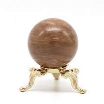 덴드라이트 우든 원석볼 관상석 (30mm)(좌대포함), 단품