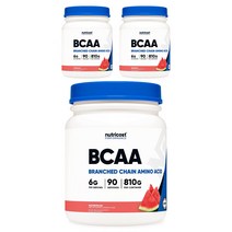 뉴트리코스트 BCAA 워터멜론 글루텐 프리, 800g, 3개