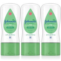 Johnsons Aloe Vera Oil Gel 미국 존슨즈 알로에 비타민 E 오일 모이스처 젤 192ml 3팩