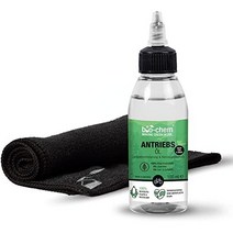 바이오 화학 자전거 체인 오일 드라이브 오일 100ml 드롭퍼 병 + 극세사 천 마찰 마모 및 녹 형성 감소