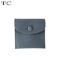 벨벳 주얼리 보관 파우치 귀여운 목걸이 핸드 미니 팔찌 반지 정리함 선물 가방 홀더, 10x10cm, BLUE