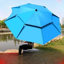 낚시 파라솔 낚시용 대형우산 그늘막 자외선 태양, [10] 파란색 2.0m [단층 만능비닐]