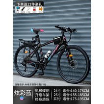 도시 산악용 출퇴근 팻바이크 자전거 MTB 24 인치 26 인치, 27단, 26인치, B
