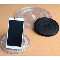 회전원판 진열대 사무용품기타 원형진열대, 투명_소