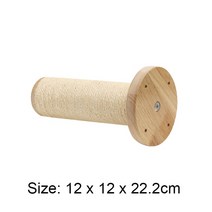 고양이구름다리 캣타워 캣폴 고양이 벽걸이 해먹 침대 애완 동물 가구 벽 선반 세트 농어 나무 스크래치 등반 포스트 타워 콘도, [02] scratching post1