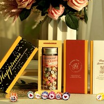 핑거캔디 화이트데이 수제 캔디 사탕 러브믹스 선물세트 여자친구 선물, 2구 선물세트(러브+새콤이)