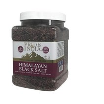 미국 직구 Pride Of India 84개 이상의 미네랄 함유 Himalayan Black Rock Salt 최상급 제품 1KG 1팩, 수량, 상세참조