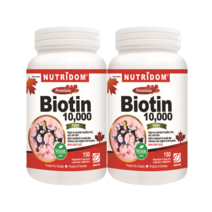 (2병) 캐나다 뉴트리돔 비오틴 10000mcg 150캡슐 직구 영양제 by 카포리아