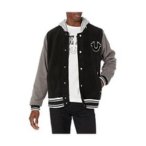 True Religion 참종교 남성 후드 바시티 자켓