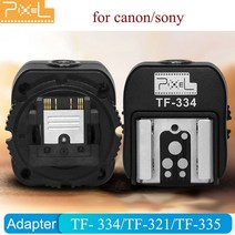 DSLR 카메라 핫 슈 컨버터 어댑터 Sony mi a7 a7s a7sii a7r a7rii a7ii 를 canon nikon 컨트롤러 코드로 변환하기 위한 pixel, tf-334