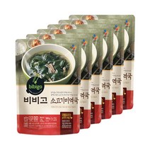 cj 제일제당 비비고 소고기 미역국 500gX6개, 상세페이지 참조