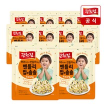 광천김 벤틀리 밥에솔솔 후리가케 오리지널, 10개, 30g