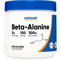 뉴트리코스트 Nutricost 베타알라닌 분말 300g, 3팩