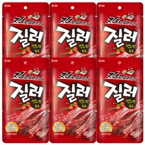 샘표 질러 크레이지 핫 육포 30g / 매운 소고기육포, 6봉