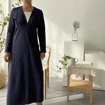 노브라 브라 캡내장 없이 탈브라 순면 코튼 긴팔 티셔츠 롱 원피스 패브릭컵 컴포티 COMFORT 홈웨어