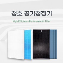 청호 CHA-300WA 공기청정기 호환 필터, 산화아연H13헤파1+활성탄1+항균3 / SET, 산화아연 H13헤파필터