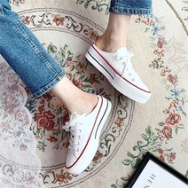 홍당무 캔버스 스니커즈 슬리퍼 3color 4cm