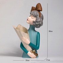 39 스타일 북유럽 패션 소녀 수 지 꽃병 장식 TV 홈 냄비 테이블, 09