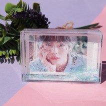 리브앤러브 워터 글리터 인테리어 소품 아크릴 폴라로이드 사진 액자 프레임, 3. 벚꽃엔딩, 1개