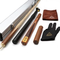 카본 튜 당구 큐대 롱고니 한밭 큐소울 알루미늄 큐 케이스와 큐 조인트 프로텍터에 포장된 미니 버트 엔드 익스텐션으로 결합된 스누커 큐 ​​공예, d305, d305