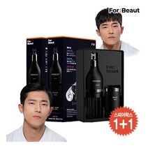 [포뷰트] [1+1] 남자 헤어왁스 스피어 왁스세트 (본품+리필), 종류:포마드 / 옵션2:프리즈