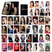 아이브포토카드 kpop 장미 사진 카드 제니 솔로 사진 엽서 리사 포토 포토 브로마이드, 제니-1