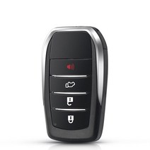 KEYYOU 원격 키 제어 하우징 도요타 포츄너 프라도 캠리 라브 4 하이랜더 스마트 크라운 3 버튼, [05] Model 5 SUV, 1개