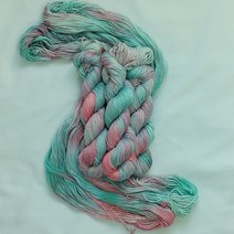 비건 핸드다잉얀 Pima Cotton Aran 시리우스의 하늘(The sky of Sirius)